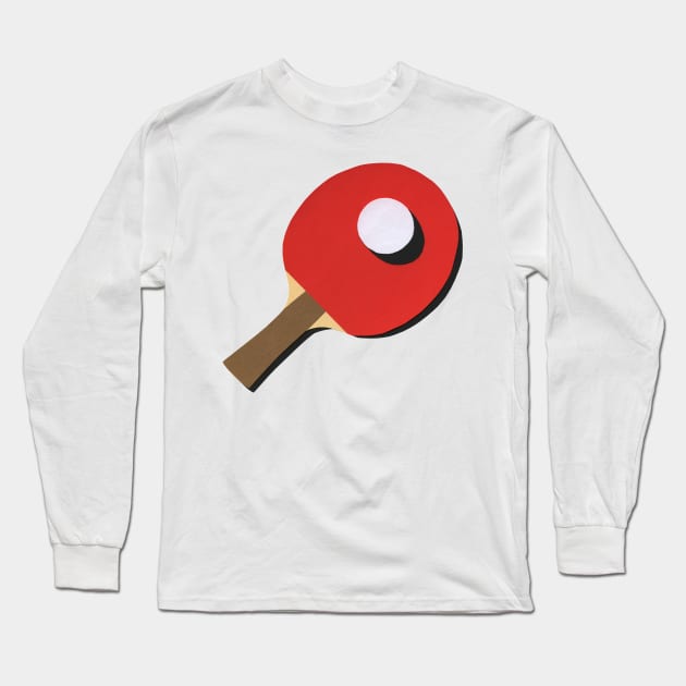 Table Tennis Long Sleeve T-Shirt by Rosi Feist